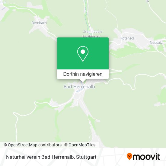 Naturheilverein Bad Herrenalb Karte