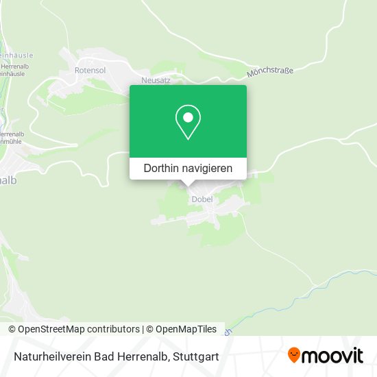 Naturheilverein Bad Herrenalb Karte