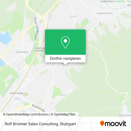 Rolf Bronner Sales Consulting Karte