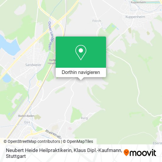 Neubert Heide Heilpraktikerin, Klaus Dipl.-Kaufmann Karte