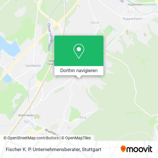 Fischer K. P. Unternehmensberater Karte