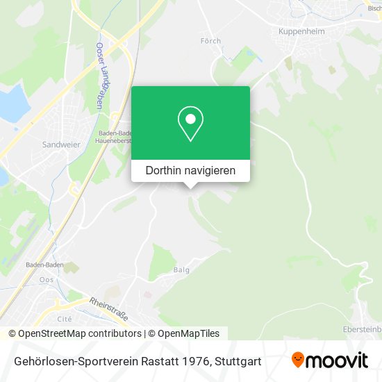 Gehörlosen-Sportverein Rastatt 1976 Karte
