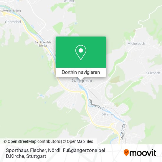 Sporthaus Fischer, Nördl. Fußgängerzone bei D.Kirche Karte