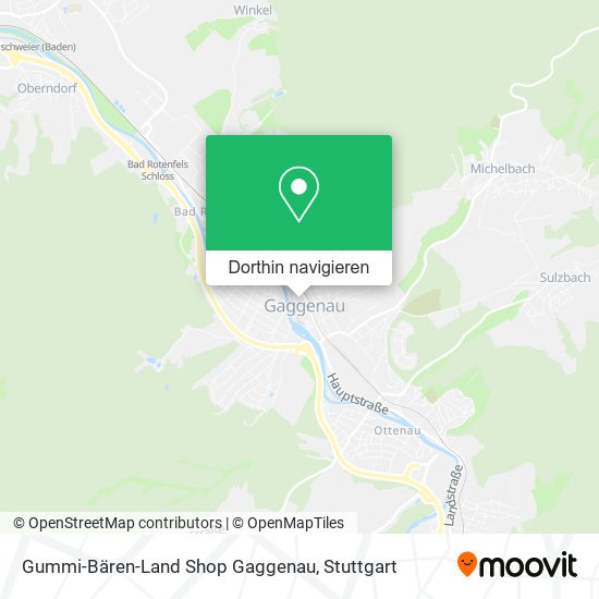 Gummi-Bären-Land Shop Gaggenau Karte