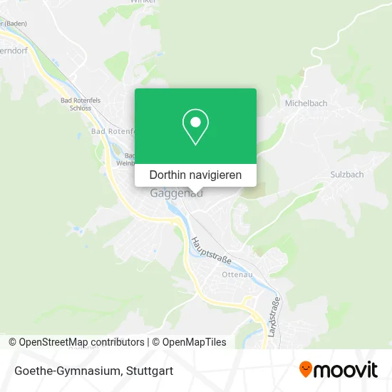 Goethe-Gymnasium Karte