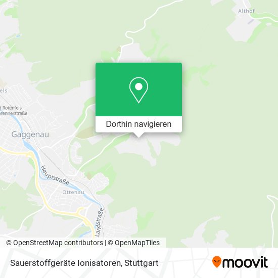 Sauerstoffgeräte Ionisatoren Karte