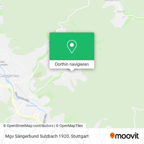 Mgv Sängerbund Sulzbach 1920 Karte