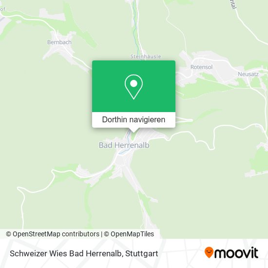 Schweizer Wies Bad Herrenalb Karte