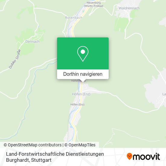 Land-Forstwirtschaftliche Dienstleistungen Burghardt Karte