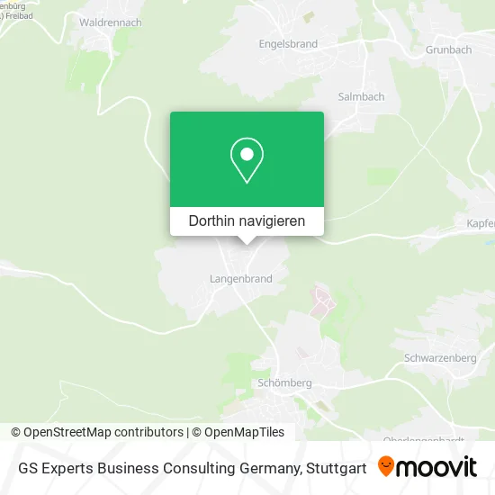 GS Experts Business Consulting Germany Karte
