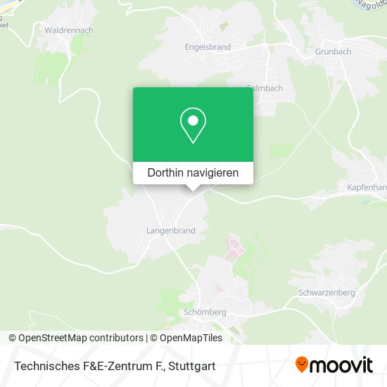 Technisches F&E-Zentrum F. Karte