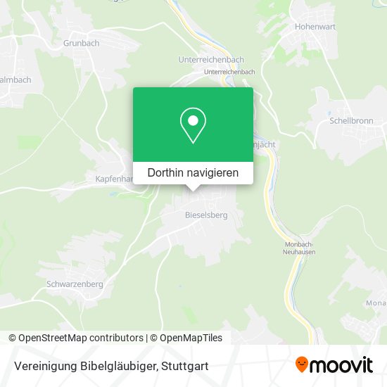 Vereinigung Bibelgläubiger Karte