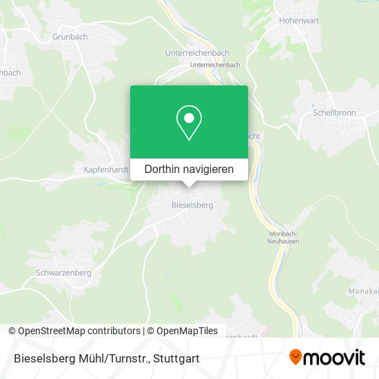 Bieselsberg Mühl/Turnstr. Karte