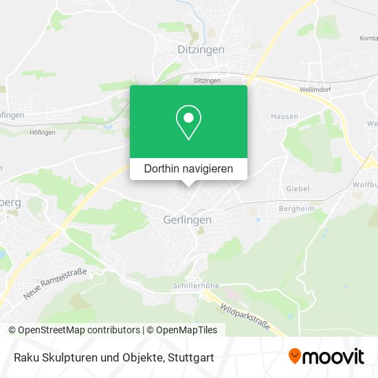 Raku Skulpturen und Objekte Karte