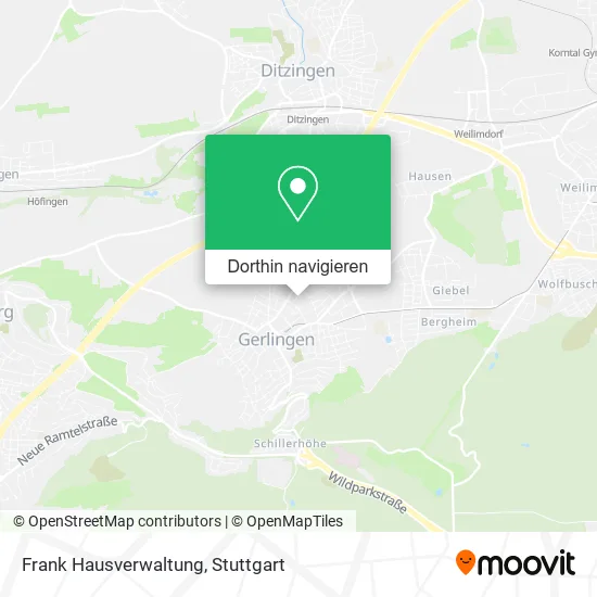 Frank Hausverwaltung Karte
