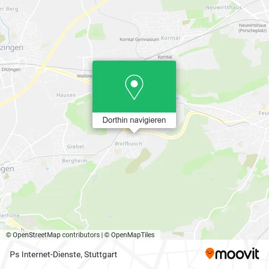 Ps Internet-Dienste Karte