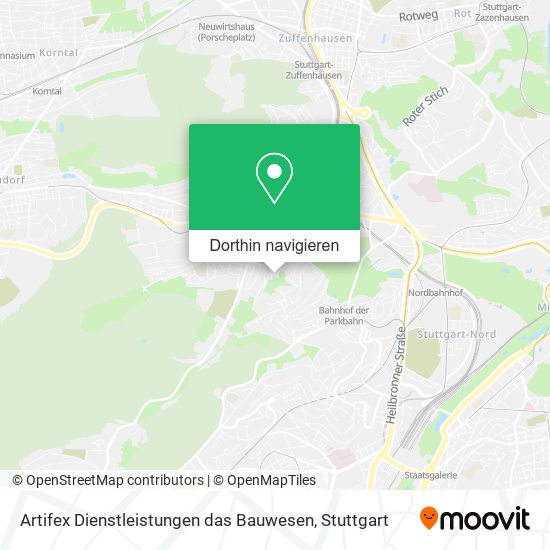 Artifex Dienstleistungen das Bauwesen Karte