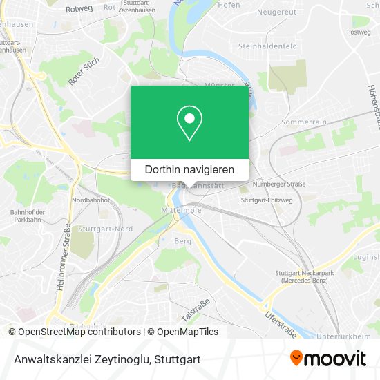 Anwaltskanzlei Zeytinoglu Karte