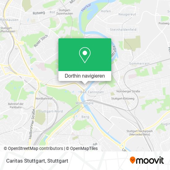 Caritas Stuttgart Karte