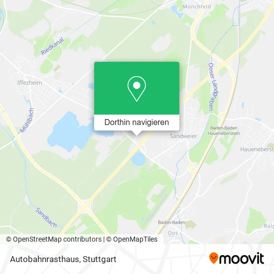 Autobahnrasthaus Karte