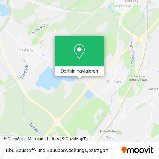 Bbü Baustoff- und Bauüberwachungs Karte