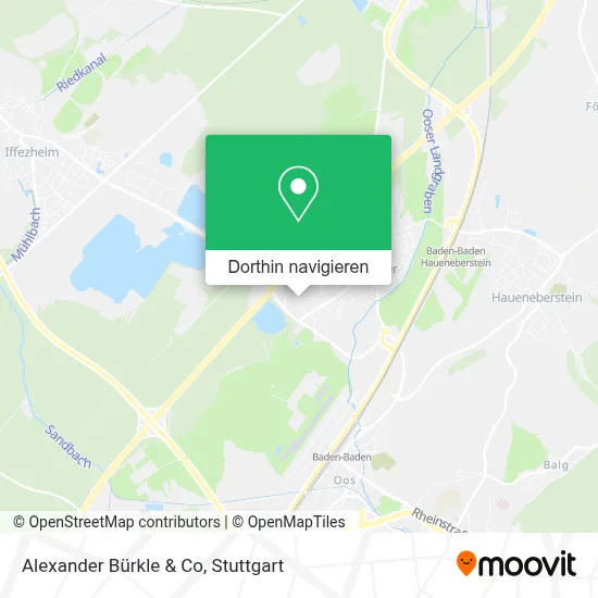 Alexander Bürkle & Co Karte