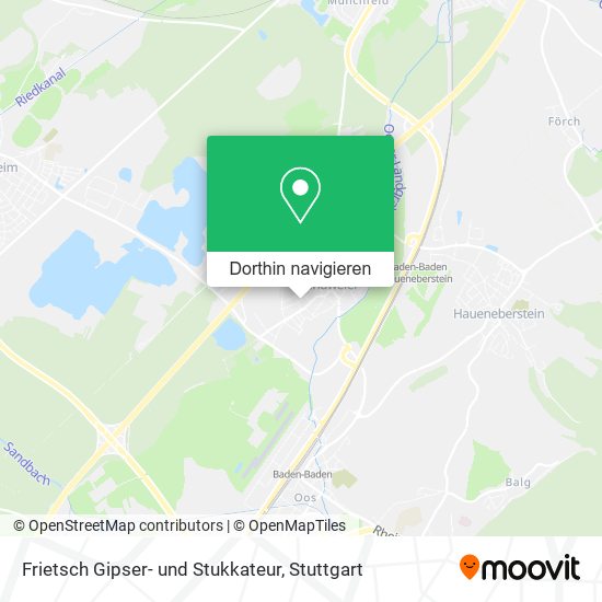 Frietsch Gipser- und Stukkateur Karte