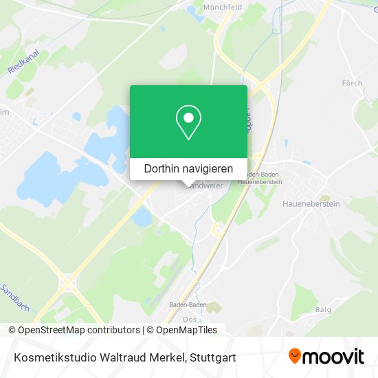 Kosmetikstudio Waltraud Merkel Karte