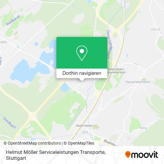 Helmut Möller Serviceleistungen Transporte Karte