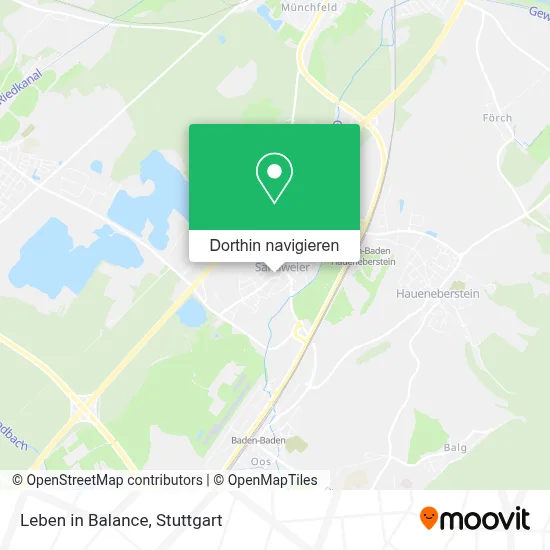 Leben in Balance Karte