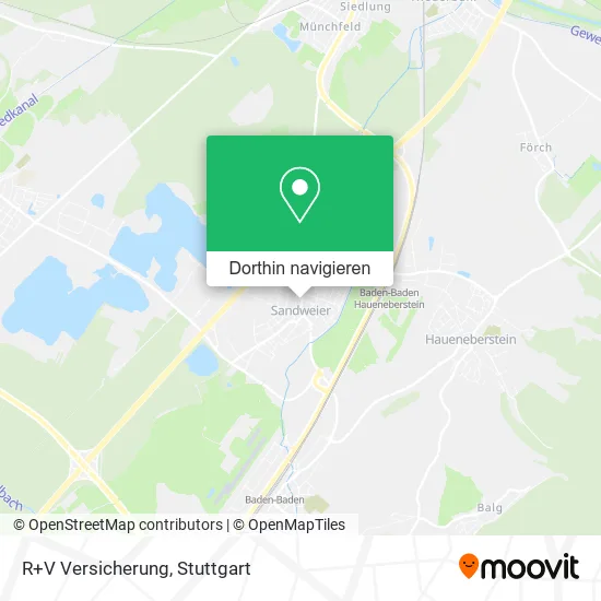 R+V Versicherung Karte