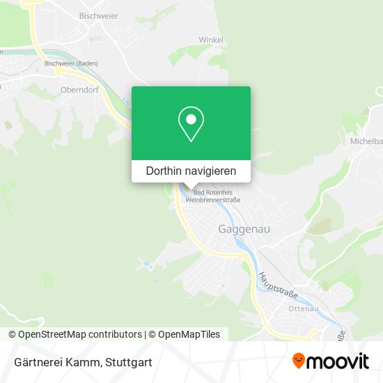 Gärtnerei Kamm Karte