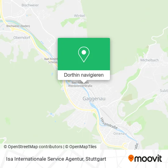 Isa Internationale Service Agentur Karte