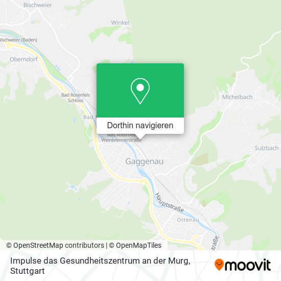 Impulse das Gesundheitszentrum an der Murg Karte