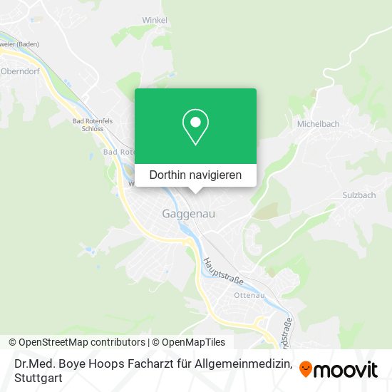 Dr.Med. Boye Hoops Facharzt für Allgemeinmedizin Karte