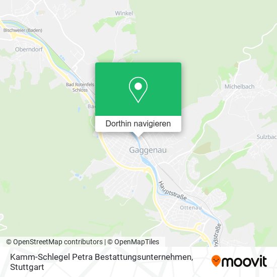 Kamm-Schlegel Petra Bestattungsunternehmen Karte
