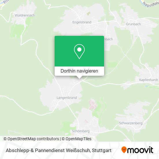 Abschlepp-& Pannendienst Weißschuh Karte