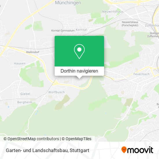 Garten- und Landschaftsbau Karte