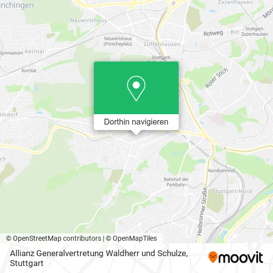Allianz Generalvertretung Waldherr und Schulze Karte
