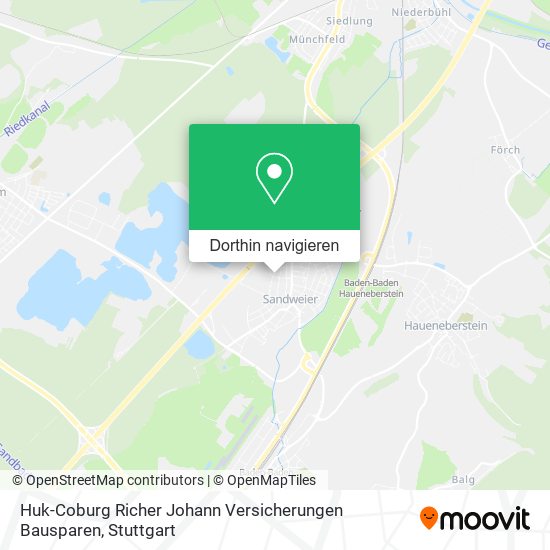 Huk-Coburg Richer Johann Versicherungen Bausparen Karte
