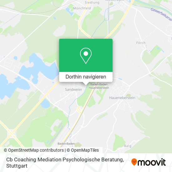 Cb Coaching Mediation Psychologische Beratung Karte