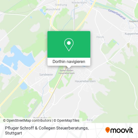 Pfluger Schroff & Collegen Steuerberatungs Karte