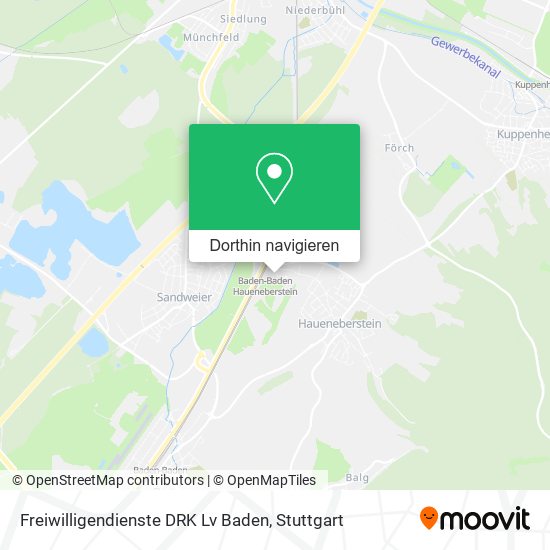 Freiwilligendienste DRK Lv Baden Karte