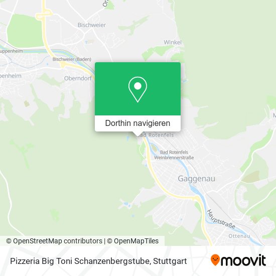 Pizzeria Big Toni Schanzenbergstube Karte