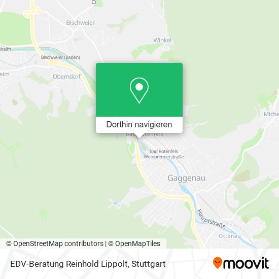EDV-Beratung Reinhold Lippolt Karte