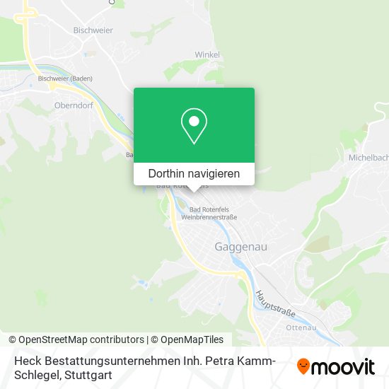 Heck Bestattungsunternehmen Inh. Petra Kamm-Schlegel Karte