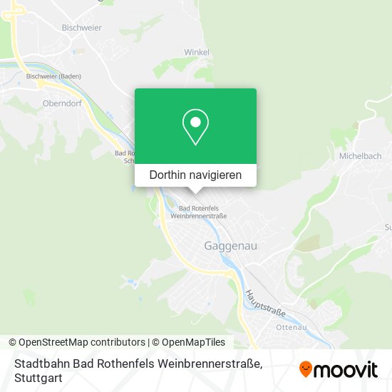 Stadtbahn Bad Rothenfels Weinbrennerstraße Karte