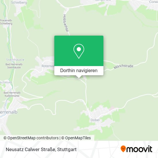 Neusatz Calwer Straße Karte