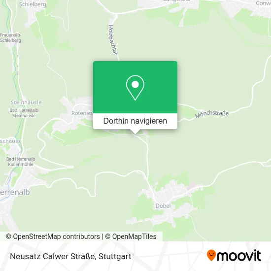 Neusatz Calwer Straße Karte