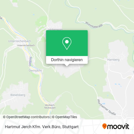 Hartmut Jerch Kfm. Verk.Büro Karte